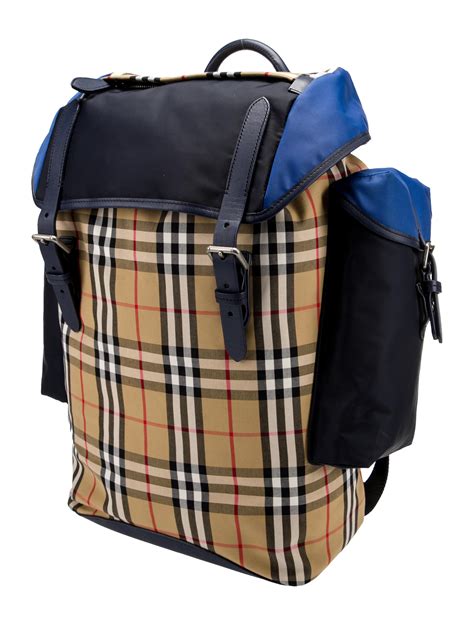 burberry ranger leather backpack|authentic burberry backpack.